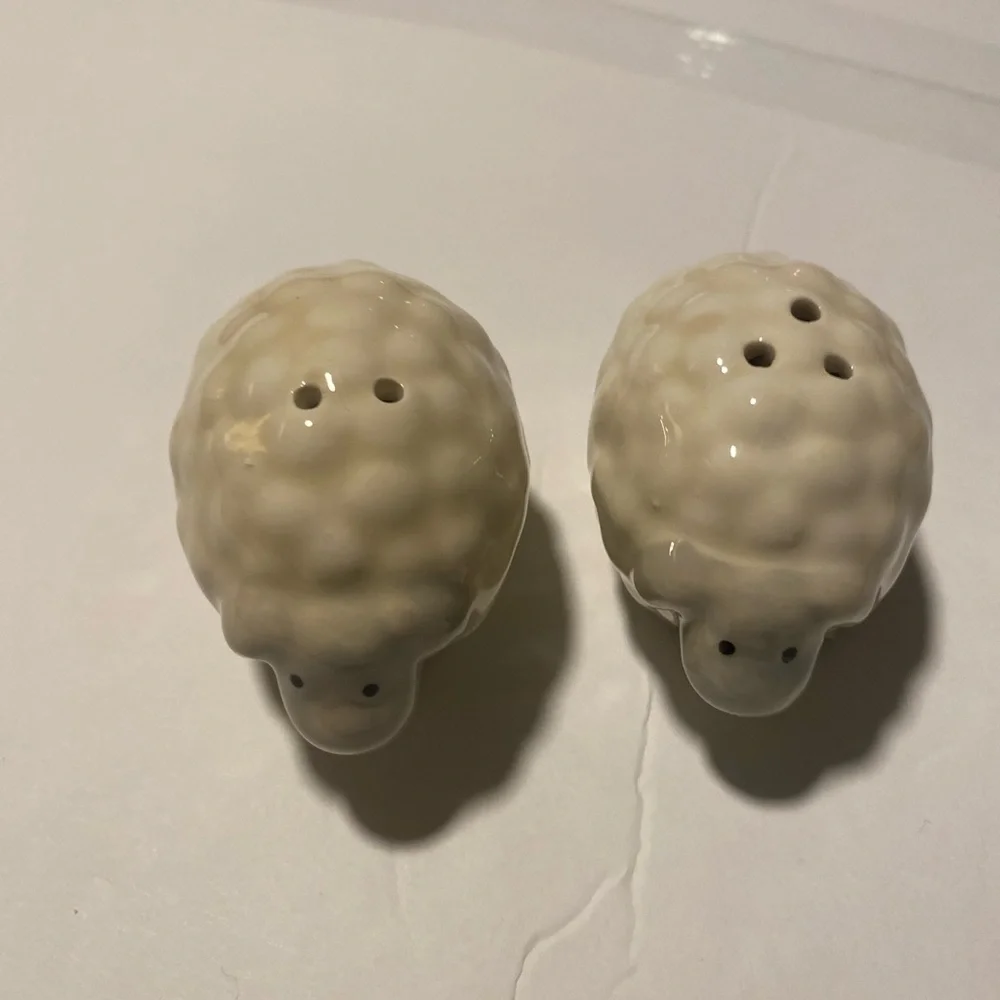 Sheep Shaped Salt and Pepper Shakers